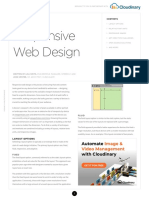 Responsive Web Design: Written by Lisa Smith, Engineering Manager, Spreedly and John Vester, Sr. Architect, Cleanslate