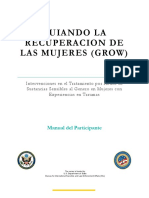 Grow Trauma Participant Manual - Spanish