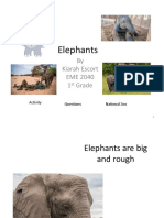 Elephants: by Kiarah Escort EME 2040 1 Grade