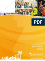 DSFM : rapport annuel 2015-2016