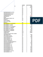 Cotizacion Materiales 2018