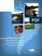 Nota Temática- El Reto Del Manejo Integrado de Cuencas Hidrográficas; Análisis de La Acción Del BancoFINAL