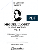Miquel - Llobet - Guitar Works - Vol - 3 PDF