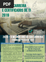 Guia de Carreira e Certificados de TI 2019