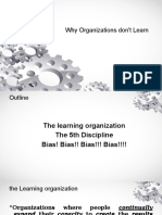 Session 4 Why Organizations Dont Learn