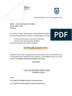 Formato de Estrañamiento