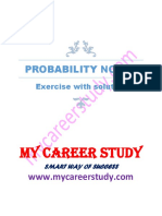 Probability Notes: My Career Study
