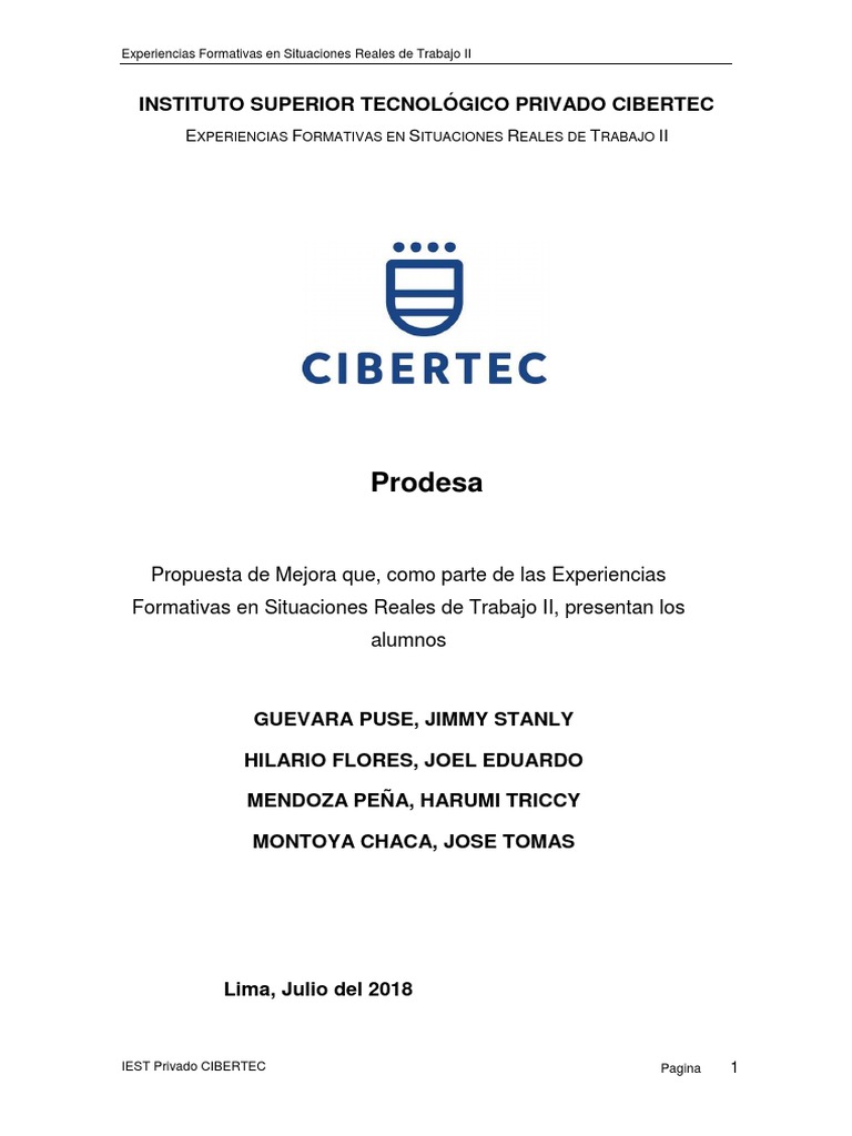 Plantilla de Informe de Propuesta de Mejora para Una Empresa | PDF ...