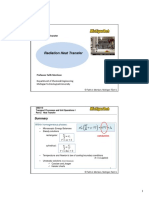 Radiation Heat Transfer