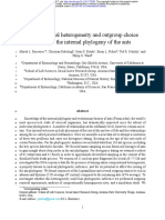 Compositional Heterogeneity and Outgroup Choice Influence the Internal Phylogeny of the Ant