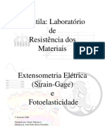 Extensometria Elétrica e Fotoelasticidade