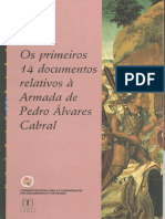 Os Primeiros 14 Documentos Relativos À Armada de Pedro Álvares Cabral