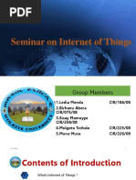 Seminar On Internet of Thingss