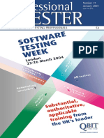 Softw ARE Testing Week: Substan Tial, Authorita Tive, Applicable Training