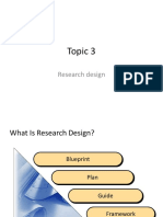 Topic 3: Research Design