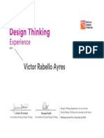 Certificado - Echos - Design Thinking Experience (24h) - 2018