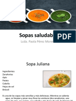 Sopas Saludables Nutricion