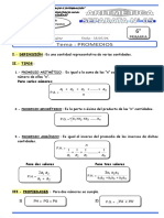 Promedios matemáticos