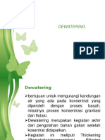 Dewatering