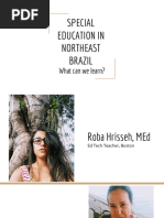 Special Education in Brazil - What Can We Learn