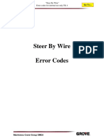Steer by Wire Error Codes en