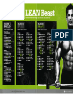 Body Beast Workout Schedule (Lean Beast).pdf