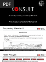 Anchal - Gauri - Ghazal - Mohit - Pulokesh: The Consulting and Strategy Interest Group, IIM Kozhikode