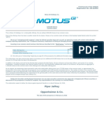 Motus GI Holdings, Inc.