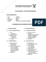 TEMARIO APLAZADOS - 4°S