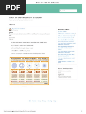 What Are the 6 Models of the Atom_ _ Socratic