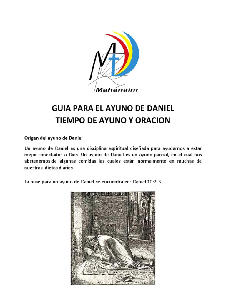 Ayuno De Daniel Pdf Pdf Maíz Caldo