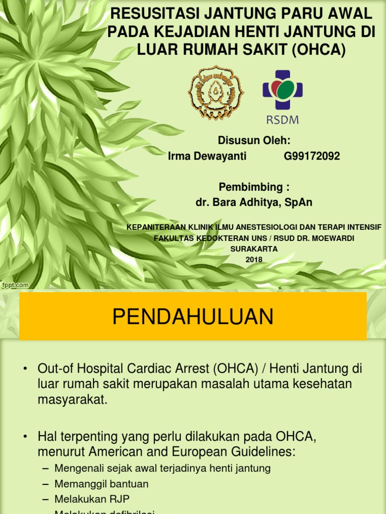 RJP Sebelum EMS Tingkatkan Kelangsungan Hidup OHCA | PDF | Sains ...