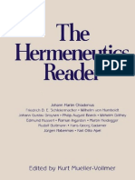 The Hermeneutics Reader