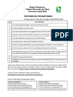 Syarat Dan Formulir Pendaftaran Lengkap UGM