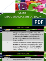 Sajak Kita Umpama Sehelai Daun