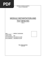 Module Instantiation and Test Benches: Drill 1