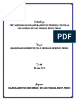 Kertas Kerja Badminton 20131