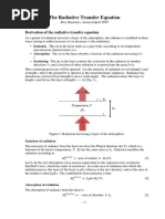 The Radiative Transfer Equation PDF