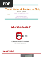 Temel Network Pentest'e Giriş