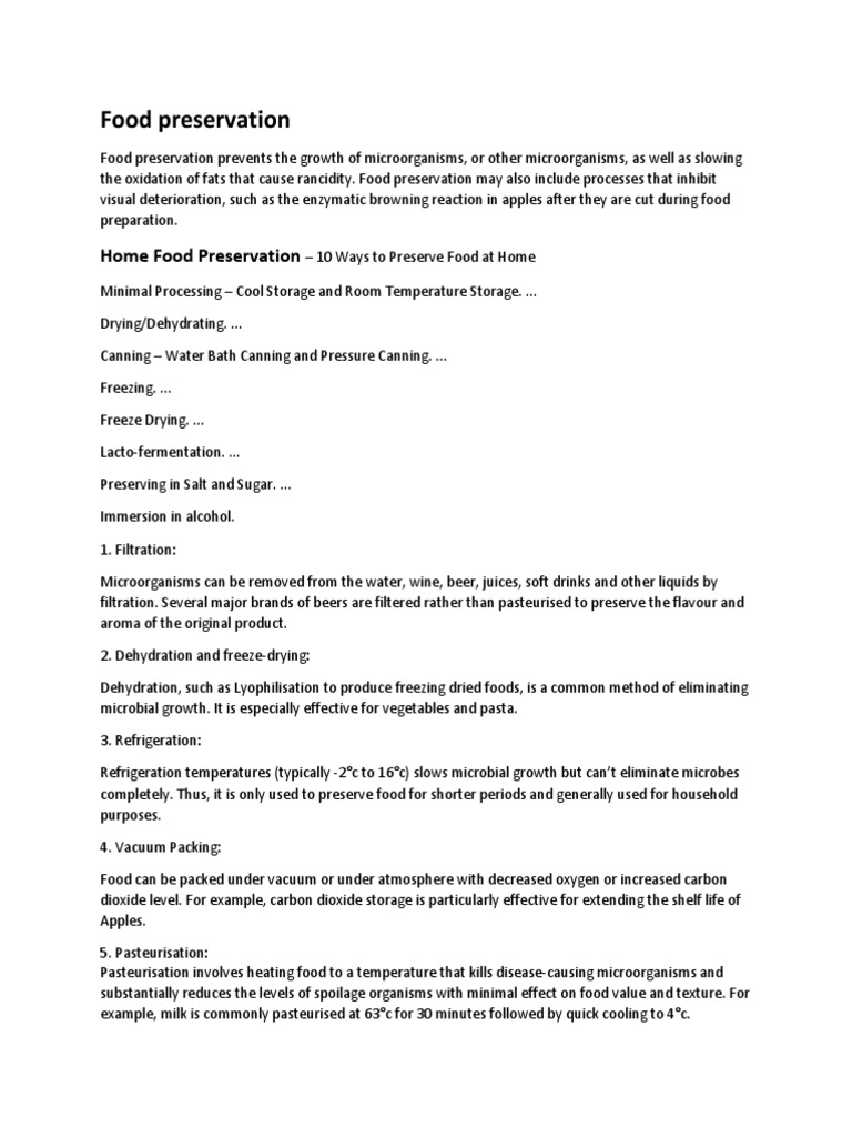 Home Food Preservation PDF Food Preservation Freeze Drying