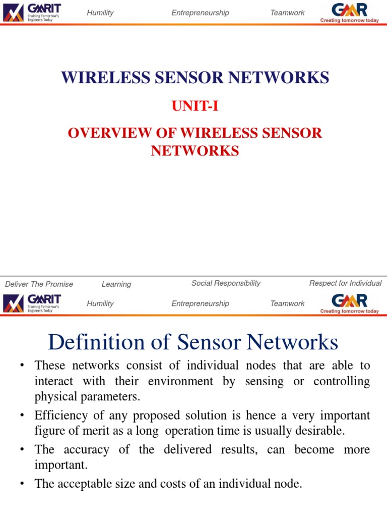 Overview of Wireless Sensor Networks PDF Wireless Sensor Network