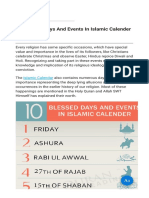 10 Blessed Days And Events In Islamic Calender.pdf