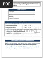 Formulário de Avaliação de Processos Organizacionais