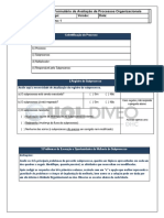 Formulário de Avaliação de Processos Organizacionais