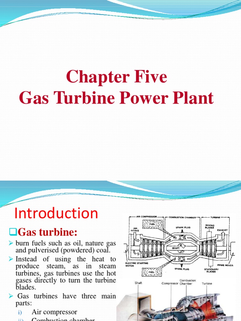 Gas Turbine Power Plant Overview | PDF | Gas Turbine | Engines