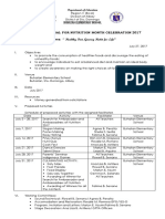 Activity Proposal For Nutrition