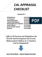 Critical Appraisal Checklist