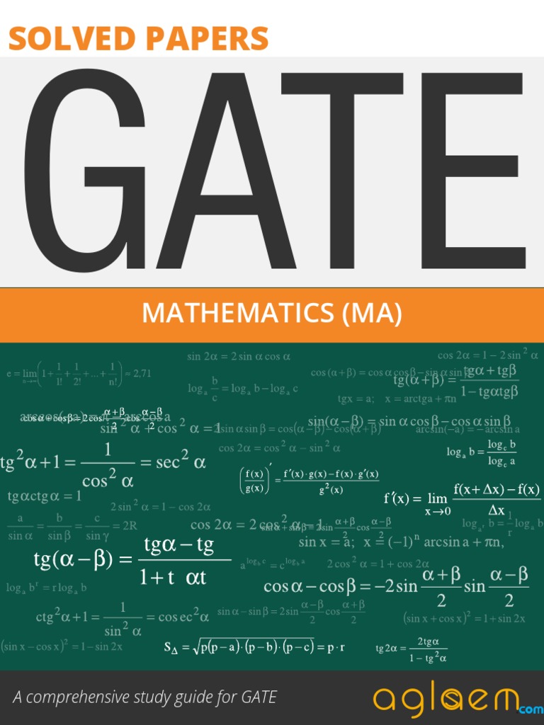 GATE Mathematics Solved Papers Guide | PDF | Numerical Analysis ...