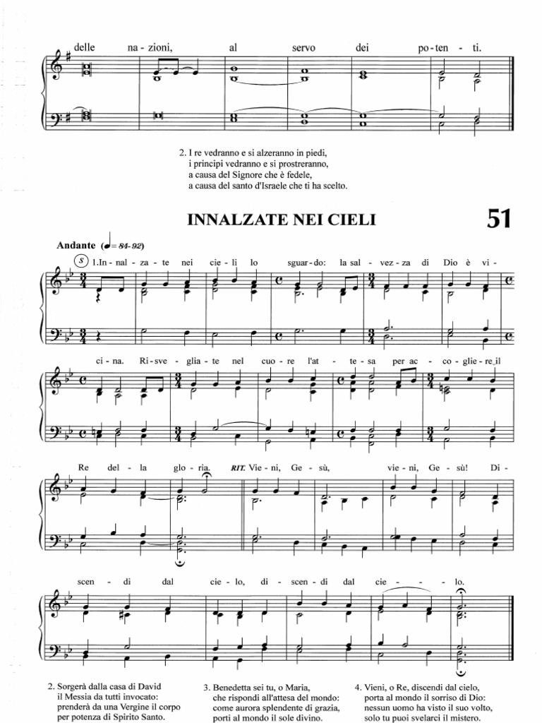 003 - Innalzate Nei Cieli Lo Sguardo | PDF