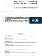 Mandatory Requirements Regarding The Provisions of Chapter X1-2 of Solas 1974